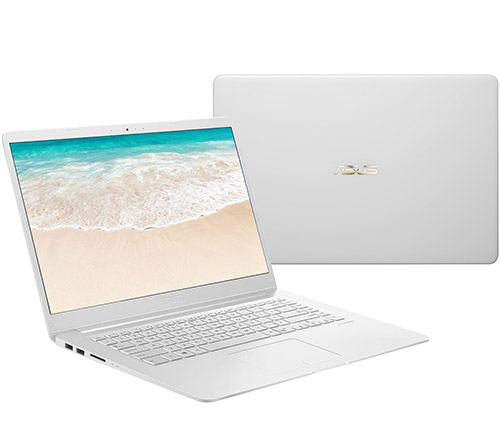 מחשב נייד "15.6 Asus VivoBook X510UR-BQ242 i5-8250U בצבע לבן, כונן 256GB SSD, זכרון 8GB ומ.גרפי Nvidia 930MX