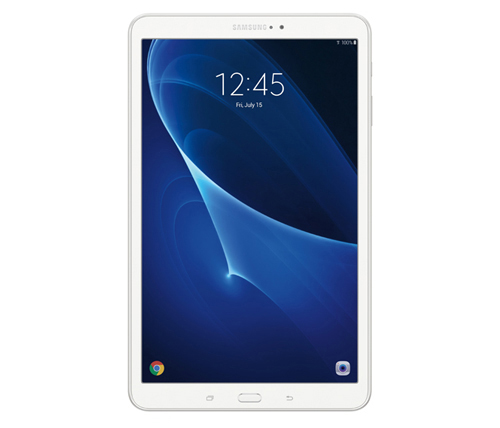 טאבלט Samsung Galaxy Tab A T580 Wi-Fi 10.1" 16GB בצבע לבן, אחריות היבואן הרשמי