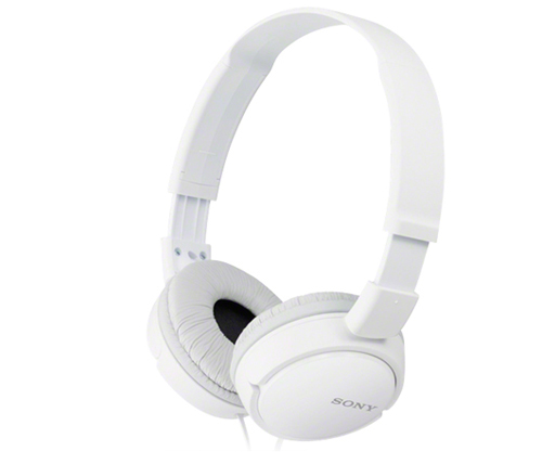 אוזניות Sony MDR-ZX110 בצבע לבן