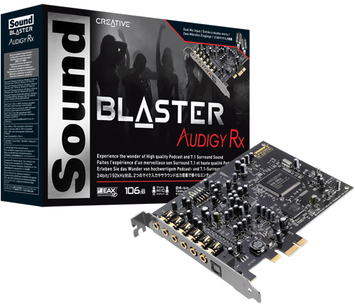 כרטיס קול Creative Sound Blaster Audigy RX 7.1 PCIe 