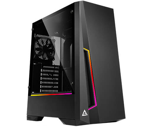 מארז מחשב Antec DP501 בצבע שחור כולל חלון צד