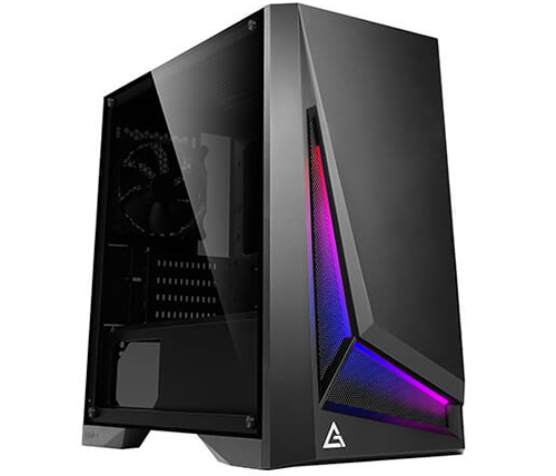 מארז מחשב Antec DP301M בצבע שחור כולל חלון צד