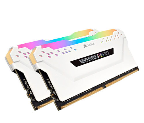 זכרון למחשב Corsair VENGEANCE RGB PRO 16GB (2 x 8GB) DDR4 DRAM 3000MHz CMW16GX4M2C3000C15W DIMM
