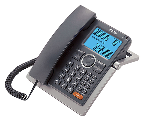 טלפון חוטי הכולל דיבורית Alcom GCE-5933 בצבע שחור