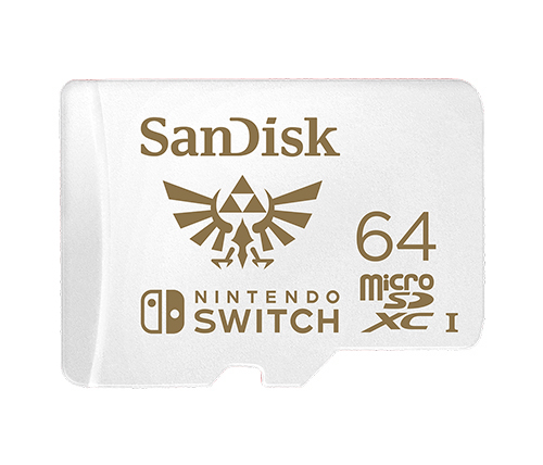 כרטיס זכרון SanDisk microSDXC SDSQXAT-064G ל Nintendo Switch - בנפח 64GB