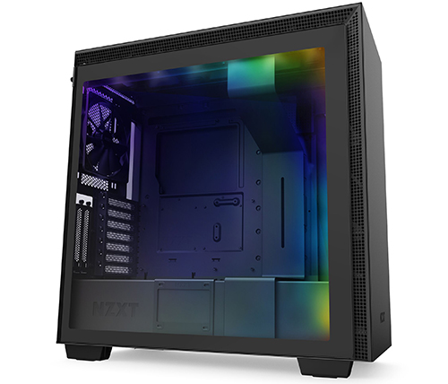 מארז מחשב NZXT H710i בצבע שחור כולל חלון צד