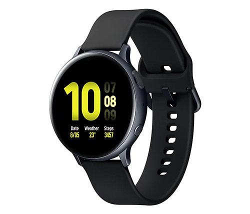 שעון חכם סמסונג Samsung Galaxy Watch Active 2 SM-R820 בצבע שחור עם רצועה שחורה אחריות היבואן הרשמי