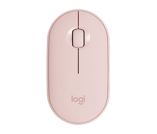 עכבר אלחוטי Logitech Pebble Wireless Mouse M350 בצבע ורוד
