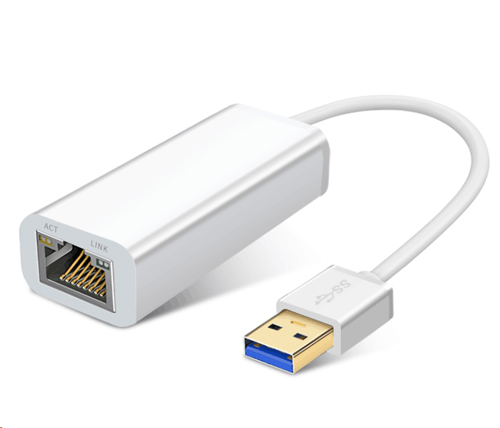 מתאם רשת ETION מ- USB 3.0 ל- RJ45 1G Gigabit Ethernet