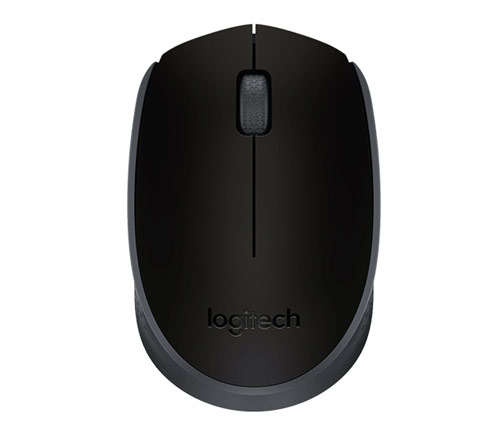 עכבר אלחוטי Logitech Wireless B170 בצבע שחור ואפור