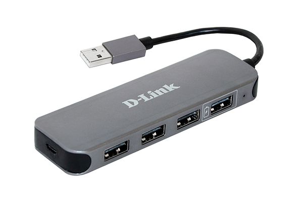 מפצל  D-Link 4-Port USB 2.0 Hub DUB-H4