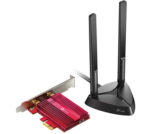 כרטיס רשת אלחוטית TP-Link Archer TX3000E AX3000 Wi-Fi 6 Bluetooth 5.0 PCIe עד 3000Mbps תקן AC