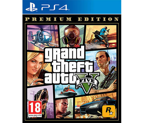משחק GTA V Premium Edition לקונסולה PS4