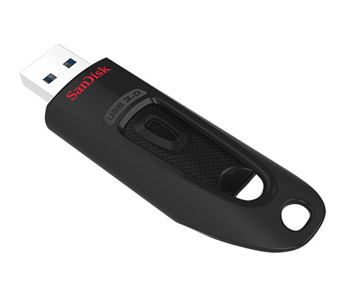 זכרון נייד SanDisk Ultra USB 3.0 SDCZ48 - בנפח 16GB