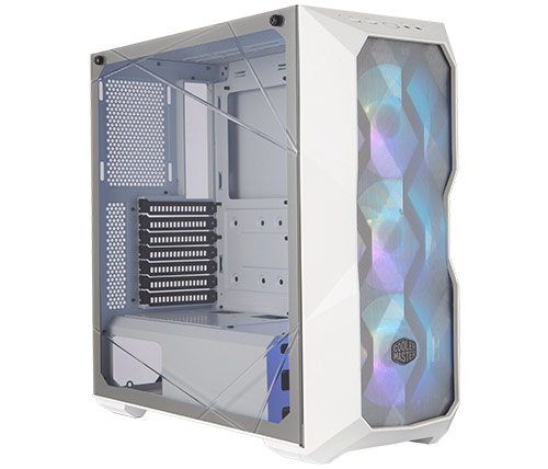 מארז מחשב CoolerMaster MasterBox TD500  בצבע לבן כולל חלון צד