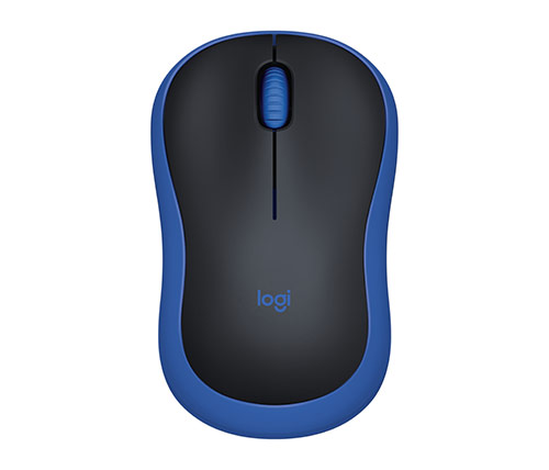 עכבר אלחוטי Logitech Wireless M185 בצבע כחול