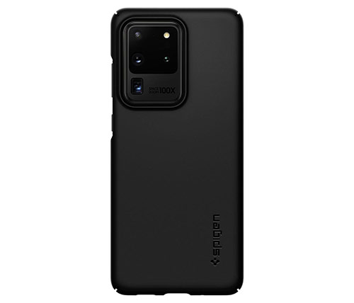 כיסוי לטלפון Spigen Thin Fit Galaxy S20 Ultra בצבע שחור