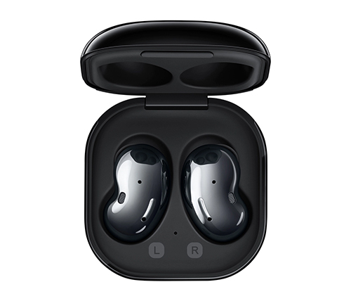 אוזניות אלחוטיות Bluetooth עם מיקרופון Samsung Galaxy Buds Live SM-R180 בצבע שחור הכוללות כיסוי טעינה