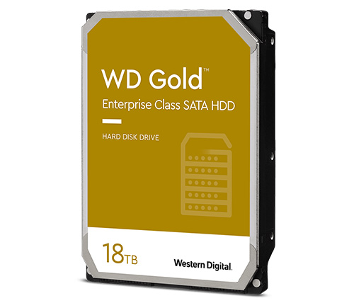 דיסק קשיח Western Digital WD Gold 7200RPM 512MB WD181KRYZ 18TB