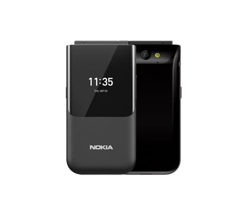 טלפון סלולרי Nokia 2720 Flip 4G בצבע שחור - שנה אחריות היבואן הרשמי