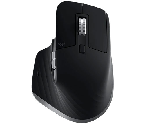 עכבר אלחוטי Logitech MX Master 3 For MAC Wireless Bluetooth בצבע שחור