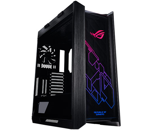 מארז מחשב Asus ROG Strix Helios RGB בצבע שחור כולל חלון צד