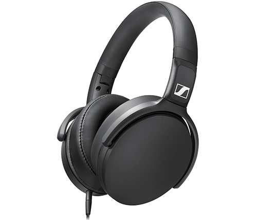 אוזניות Sennheiser HD 400S עם מיקרופון בצבע שחור