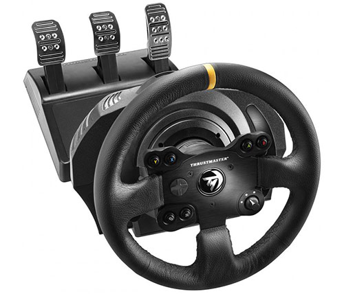 הגה מרוצים ודוושות ThrustMaster TX Racing Wheel Leather Edition ל PC / Xbox One