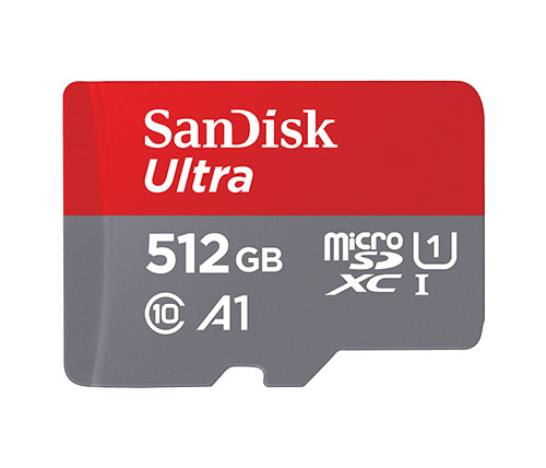 כרטיס זכרון SanDisk Ultra Micro SDHC UHS-I SDSQUA4-512G - בנפח 512GB