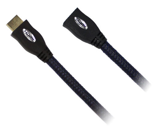 כבל מסך HDMI זכר ל-HDMI נקבה ETION תומך 4K באורך כ- 5 מטר