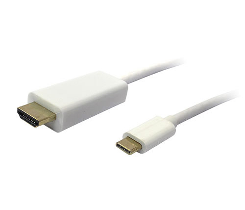 כבל מסך HDMI ל-ETION USB Type C תומך 4K תקן 1.4 באורך כ-2 מטר