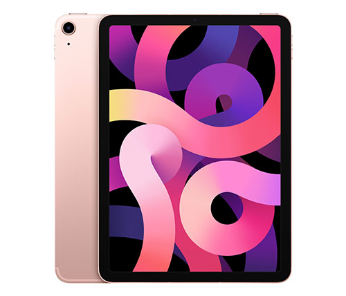 אייפד Apple iPad Air 10.9" (2020) 64GB Wi-Fi + Cellular בצבע Rose Gold