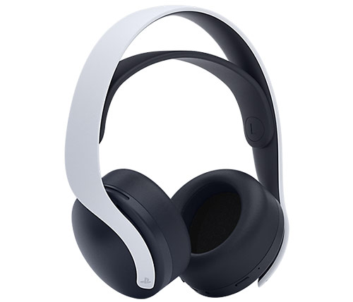 אוזניות עם מיקרופון Sony PlayStation 5 Pulse 3D Wireless Headset בצבע לבן ושחור