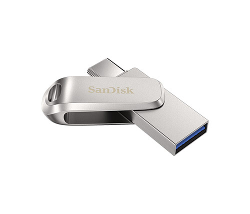 זכרון נייד SanDisk Ultra Dual Drive Luxe USB Type-C SDDDC4-032G - בנפח 32GB