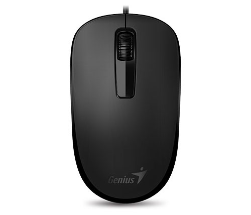 עכבר חוטי Genius DX-125 בצבע שחור