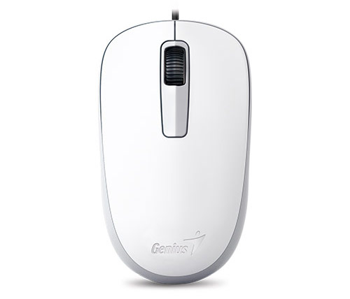 עכבר אופטי Genius DX-125 בצבע לבן