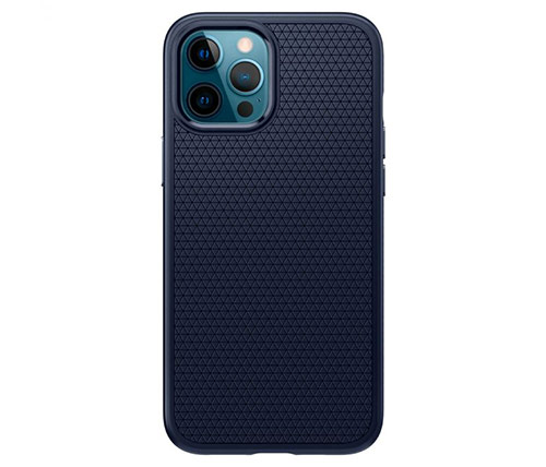 כיסוי לטלפון Spigen Liquid Air iPhone 12/12 Pro בצבע כחול