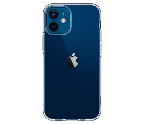 כיסוי לטלפון Spigen Liquid Crystal iPhone 12 Mini בצבע שקוף