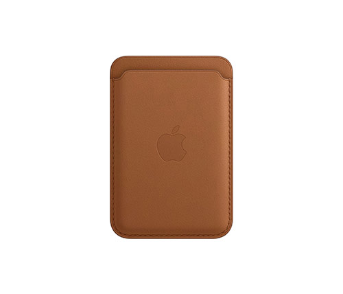 ארנק עור MagSafe ל- Apple iPhone 12 Mini / 12/12 Pro / 12 Pro Max בצבע חום