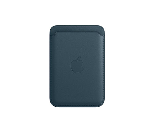 ארנק עור MagSafe ל- Apple iPhone 12 Mini / 12/12 Pro / 12 Pro Max בצבע כחול