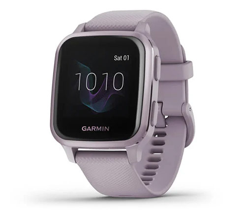 שעון חכם Garmin Venu Sq GPS בצבע סגול אחריות היבואן הרשמי