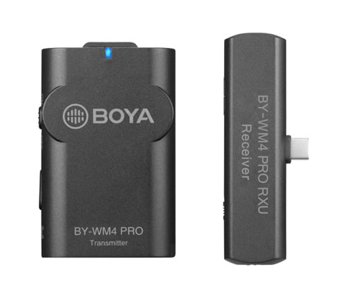 מיקרופון אלחוטי Boya BY-WM4 Pro K5 חיבור USB Type C 