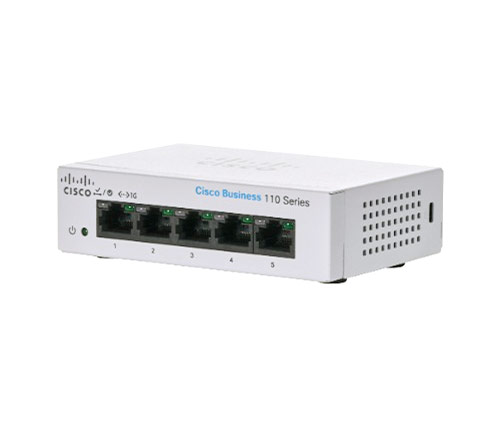 מתג Cisco CBS110-5T-D-EU 5-Port 10/100/1000Mbps