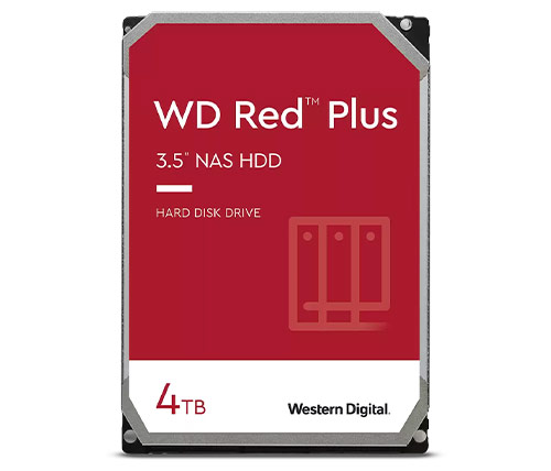 דיסק קשיח Western Digital WD Red Plus NAS WD40EFZX 4TB