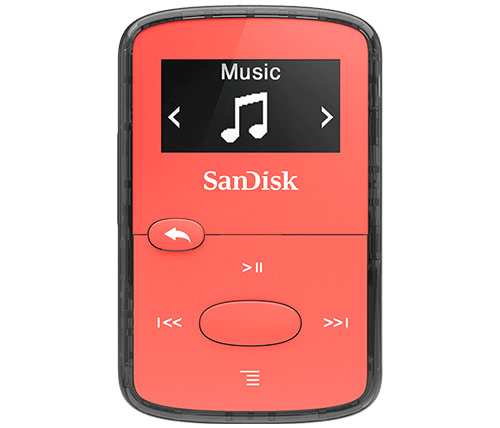 נגן SanDisk Clip Jam 8GB MP3 בצבע אדום