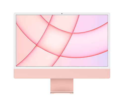 מחשב All In One Apple iMac 24 M1 chip MJVA3HB/A בצבע ורוד