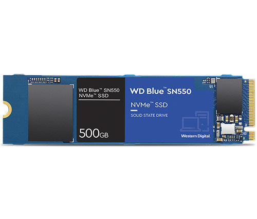 כונן Western Digital WD Blue SN550 500GB PCIe M.2 2280 NVMe SSD