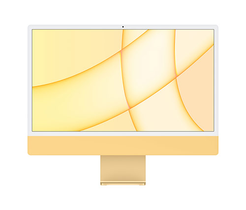 מחשב All In One Apple iMac 24 M1 chip Z12S-512-HB בצבע צהוב