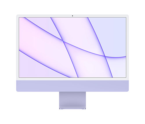מחשב All In One Apple iMac 24 M1 chip Z130-512-HB בצבע סגול