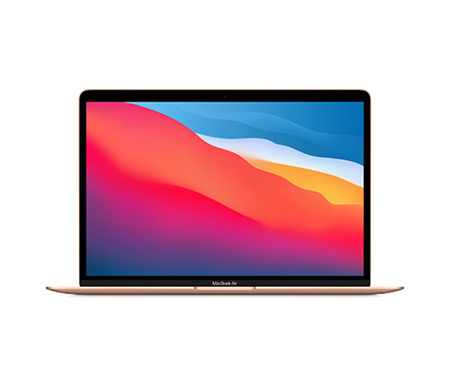 מחשב נייד "13.3 Apple MacBook Air 13 - 2020 Z12A-HB-KIT Apple M1 chip בצבע Gold, כונן 256GB SSD, זכרון 8GB 